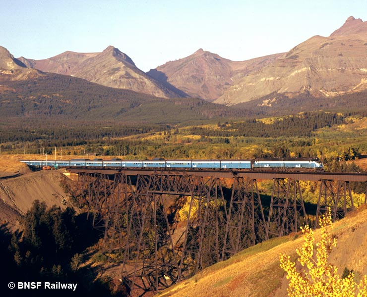 GN's Empire Builder at East Glacier, Montana