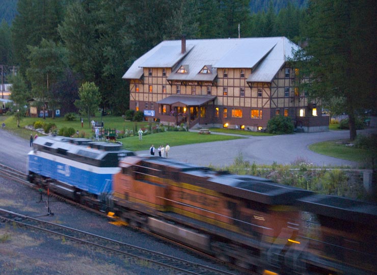 GN 441 arrives at Essex, Montana